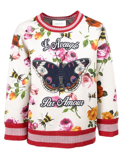 gucci sweater with roses|Gucci sweater on blackish.